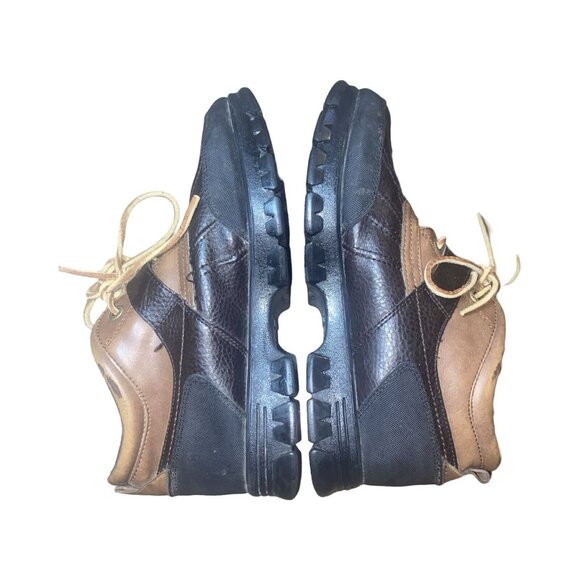 Polo Ralph Lauren Dover Duck Ankle Boots Size 9D Brown Leather Lace Up Buckle main image 4